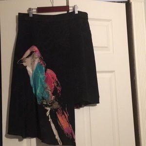 Leifsdottir asymmetrical skirt